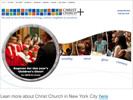 church web design christ church